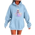 thumbnail image 2 of Wowcloth Women's Autumn Winter Halloween Print Sweatshirt - Long Sleeve Round Neck Oversized Pullover for Holiday Season & Casual Wear, 2 of 4