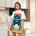 thumbnail image 1 of Huayishang Apron Sleeve Easter Series Household Printing Linen Apron Kitchen Multi Function Apron Funny Personality Creative Apron, 1 of 6