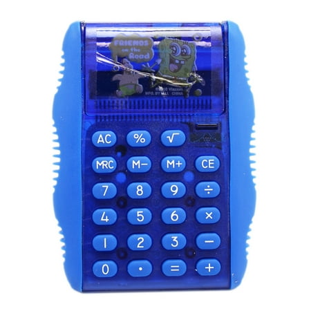 Spongebob Squarepants Dual Tone Blue Colored Kids Calculator