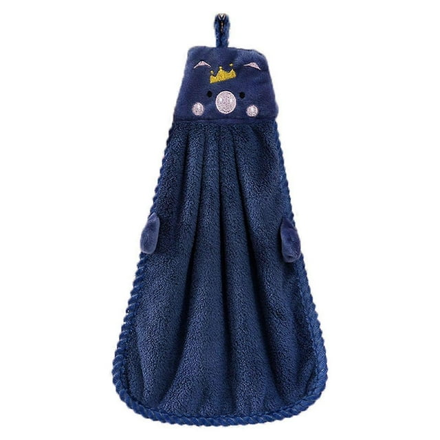 Hand Towel for Kitchen Bathroom Coral Velvet Microfiber Quick Dry Absorbent Cleaning Cloths Home Bath Terry Towels-