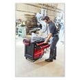 thumbnail image 7 of Rubbermaid Commercial FG773488BLA Five-Drawer 32.63 in. x 19.9 in. x 33.5 in. Mobile Workcenter - Black/Red, 7 of 7