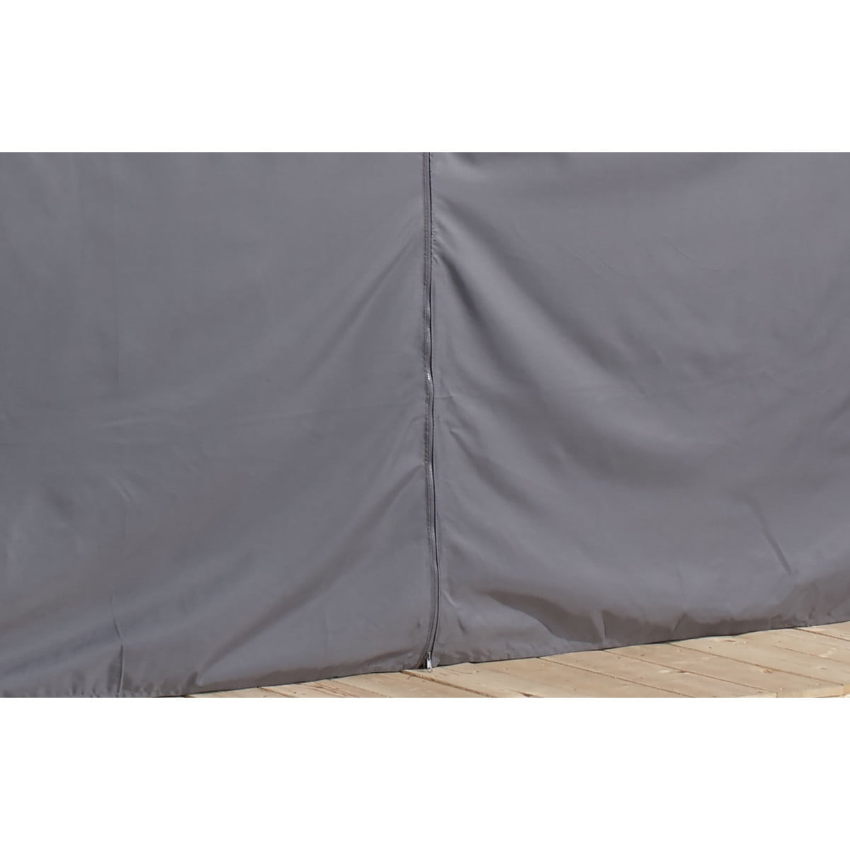 Sojag Verona 10 x 10 x 6 ft Grey Curtains for Gazebo, Polyester