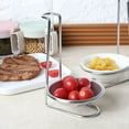 thumbnail image 5 of Soporte para cucharas de acero inoxidable, soporte para cucharas para utensilios de cocina, soporte para cucharas portátil de acero inoxidable de estilo occidental, 5 of 5
