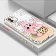 thumbnail image 1 of Patrón De Lujo Chapado Caso Del Teléfono Para Samsung Galaxy A03 A04 A03S A04S A33 A31 A32 A34 A04E Té De Leche Cubierta Bebé, 1 of 4