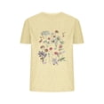 thumbnail image 1 of Camisetas de Verano de Mujer Pequeña Flor Impresa Cuello Redondo Manga Corta Superior, Verano Superior de las Mujeres, 1 of 8