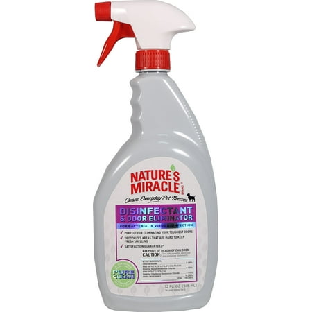 Nature's Miracle Dog Disinfectant & Odor Eliminator Spray, 32 oz