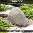 thumbnail image 3 of CrystalClear TrueRock Fake Fiberglass Rock, Large, Greystone, 33 x 24 x 20, 3 of 6