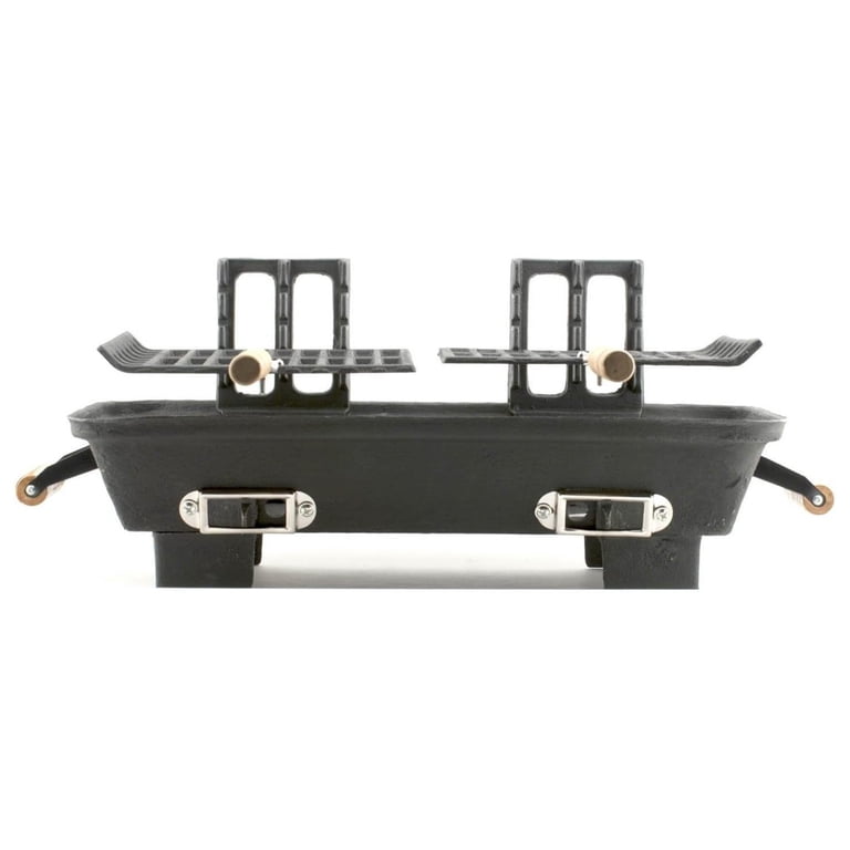 30052AMZ Kay Home Product's Cast Iron Hibachi Charcoal Grill, 10