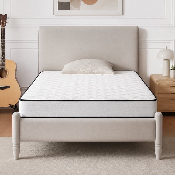 8" Twin Gel Memory Foam Mattress for Cooling Night Sleep,Breathable Cover,Medium Firmness,CertiPUR-US Certified