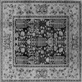 thumbnail image 1 of Ahgly Company Indoor Square Oriental Gray Industrial Area Rugs, 6' Square, 1 of 4