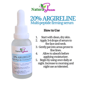 20% ArgiReline + 10% Multi-Peptides Matrixyl 3000 + 100% Strength Hyaluronic Acid Serum for Skincare - Serums Clear No Fragrance Lightweight Moisturizer