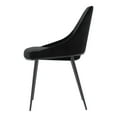 thumbnail image 3 of MOE'S Home SEDONA DINING CHAIR SHADOWED BLACK VELVET-M2, 3 of 6