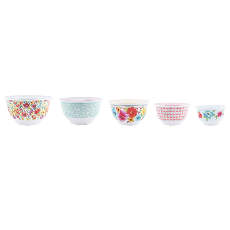Walmart  The Pioneer Woman 10-Piece Melamine Mixing Bowl Set - Nearly 50%  Off!