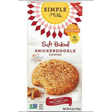 Simple Mills Soft Baked Cookies Snickerdoodle -- 6.2