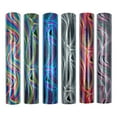 thumbnail image 2 of Rollos de vinilo holográfico de transferencia térmica de 30 x 25 cm para camisetas, sombreros y cameos. Ondas multicolores, 2 of 9