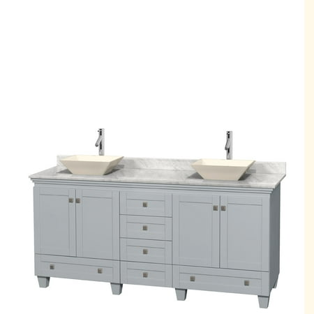 Wyndham Collection Acclaim 72 Inch Double Bathroom Vanity In