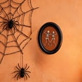 thumbnail image 5 of Roiihwy Halloween Wall Decor, Ghost Framed Dark Ghost Holding Candle Oval Wall Art, Spooky Halloween Oval Walls Decor, Vintage Gothic Canvas Artwork Hanging Decor, 5 of 6