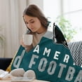 thumbnail image 5 of Philadelphia Print Blanket American Football Throw Blankets Couch Sofa Bed Stuff Decor Gifts Merch Soft Cozy Fleece Plush Warm Flannel Bedding for Team Fans Men Women Teen Adults 40"x50", 5 of 6