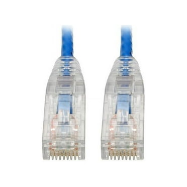 Tripp Lite Cat6 Gigabit Snagless Molded Slim Patch Cable RJ45 M/M Blue 6in (N201-S6N-BL)