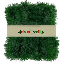 Christmas Garland 50 Foot - for Mantle, Fireplace, Stairs, Railing, Door Outdoor Indoor Christmas Tree Garland Greenery Decorations Pine Garland 4E's Novelty
