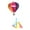 Assorted Color, variant on Dytern Balloon Hanging Wind Spinner Ornament for Yard Hot Air Balloon Pendant Garden Windmills Spinner