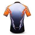 thumbnail image 3 of Cycling Jersey Set for Men Reflective Breathable Bicycling Shirts MTB Road Riding Tights Padded Orange L, 3 of 11