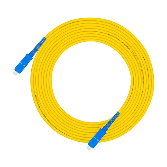 Jeirdus Puente De Cable De Fibra Óptica De 2 Metros Y 6 Pies - Cable De Conexión Óptico Simplex Monomodo 9/125 Sc