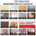 thumbnail image 5 of Wall Hooks for Hanging 33lb (Max) Heavy Duty Self Adhesive Hooks 24 Pack Transparent Seamless Hooks Keys Bathroom Shower Outdoor Kitchen Door Home Improvement Sticky Hook, 5 of 6