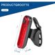 thumbnail image 2 of Luz trasera para bicicleta - Luz trasera LED recargable - Para bicicletas, bicicletas de montaña - Paquete de 2, 2 of 6