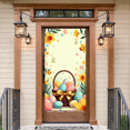 thumbnail image 5 of Easter Celebration Floral Egg Basket Backdrop Banner Spring Decorations Photography Props Party Supplies Event Decor Background, 5 of 8