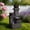23.6" H Gray, variant on 31.5" Tall Outdoor Water Fountain with LED Light,Outdoor Fountain and Waterfalls for Garden or Patio,Yard, and Deck Decor,Gray