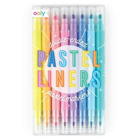 Pastel Liners Double Ended Markers - Set of 8 (Other)