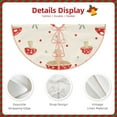 thumbnail image 5 of Kll Flat Mushrooms Christmas Tree Skirt 36",Party Decorations Farmhouse For Christmas Decorations Holiday Party, 5 of 8