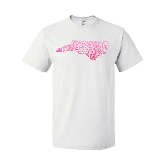 Inktastic North Carolina Silhouette Mandala T-Shirt