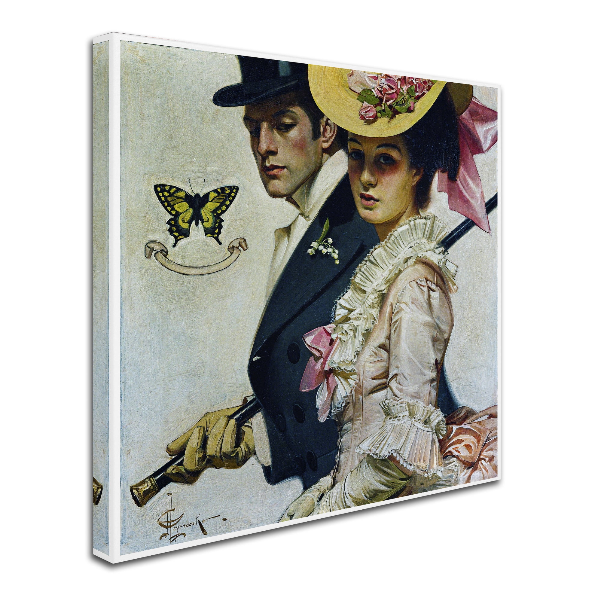 Trademark Fine Art 'Fashion 37' Canvas Art by Vintage Lavoie