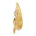 thumbnail image 2 of FB Jewels 14K Yellow Gold Dolphin-Tail Up High Polish and Textured Pendant, 2 of 4