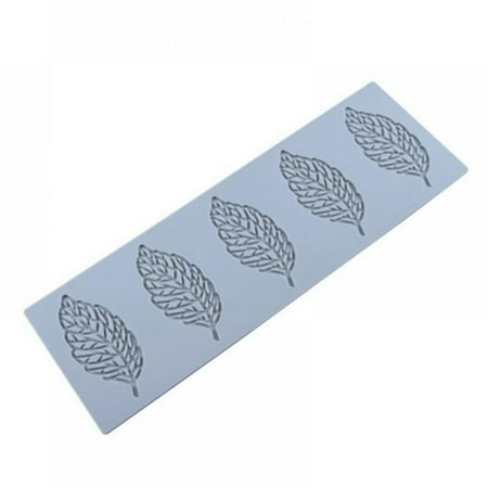 

DIY 3D Tree Leaves Cake Decorating Tool Candy Pastry Baking Soft Silicone