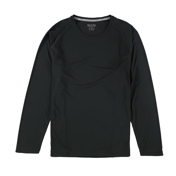 Camiseta Básica Tyler SOLFIRE para Hombre Negra XL