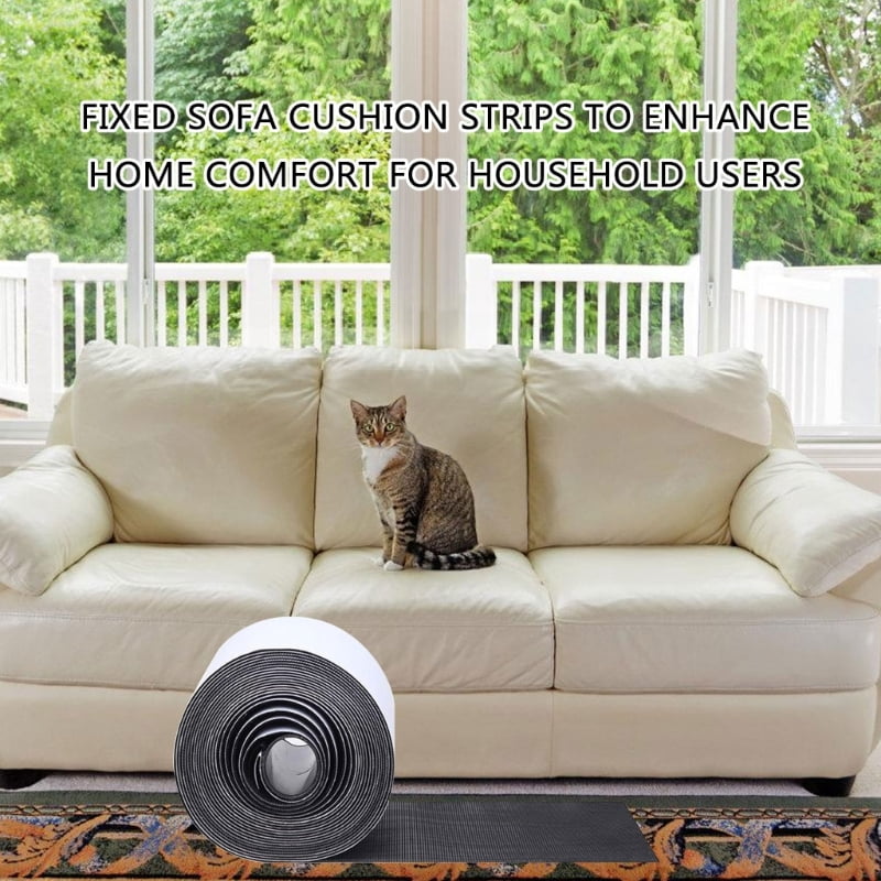 Zecic 4.4Inchx20Feet Cushion Grip Pad Heavy Duty Adhesive Strips Sofa Cushions Tape