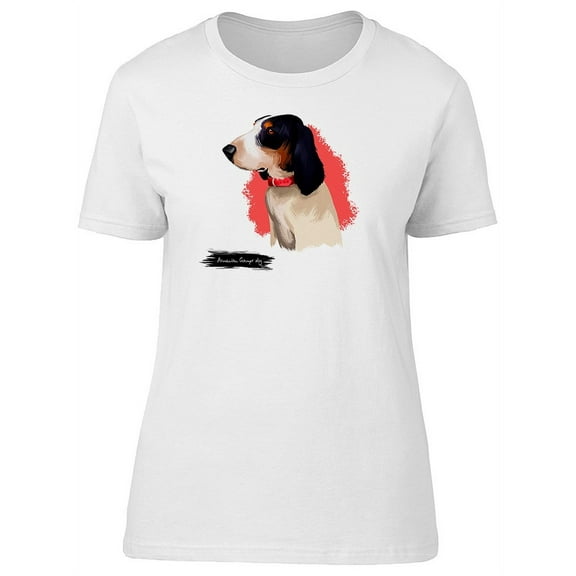 Ariegeois Watercolor Dog T-Shirt Women -Image by Shutterstock, Female Small