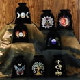 thumbnail image 4 of 13x18cm Soft Velvet Tarot Card Pouch Storage Bag Runes Constellation Witch Divination Moon Phase Tarots Pouch Jewelry Dice Bags style 7 13x18cm, 4 of 6
