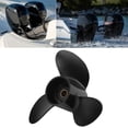 thumbnail image 4 of Marine Propeller, 7.8x7in RH Rotation 12 Tooth Camber Anti Slip Boats 3 Blades Propeller  Replacement for  4-6HP MFS4 4 Stroke Engine for Repairing, 4 of 7
