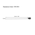 thumbnail image 3 of Unique Bargains NTC Thermistors Resistor MF52-103/3435 10K Ohm Inrush Current Limiter Temperature Sensor 40 Pcs, 3 of 3