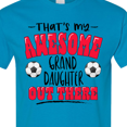 thumbnail image 4 of Inktastic That's My Awesome Granddaughter out There with Soccer Balls T-Shirt, 4 of 5