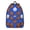 Baseballs and Gloves, variant on Baseballs and American Flags Blue Pattern Backpack for School, Cute School Bag with Adjustable Shoulder Straps and Padded Back, 15.7"x11.8"x5.5"
