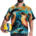 thumbnail image 4 of Platypus Men's Short Sleeve Button Down Spread Collar Beach Shirts, 4 of 6