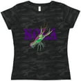 thumbnail image 3 of Inktastic NOLA Mardi Gras Crayfish in Purple Women's T-Shirt, 3 of 5