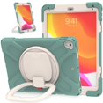 thumbnail image 2 of Funda con soporte de anillo ajustable para iPad de 9,7 pulgadas (2018) con correa para el hombro, gran soporte de anillo ajustable, protección contra golpes., 2 of 5
