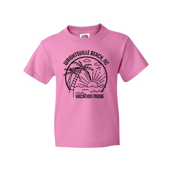 Inktastic Summer Vacation Mode Wrightsville North Carolina Youth T-Shirt