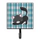 thumbnail image 1 of Gancho de pared Treasures Little Black Kitten, pequeño, multicolor Caroline's Treasures BB6881SH4, 1 of 1